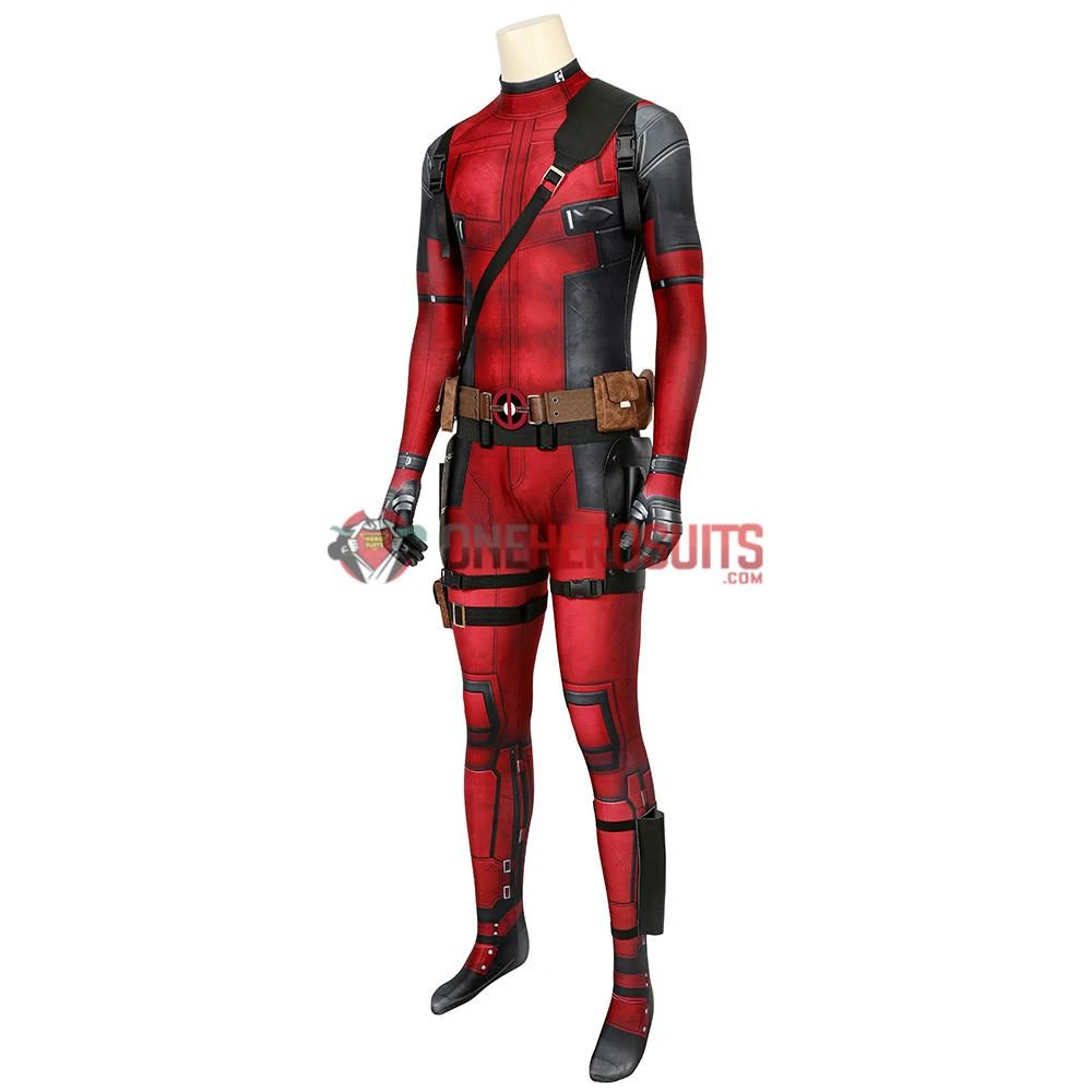 OneHeroSuits Deadpool Suit 3D Printed Spandex Deadpool Red Cosplay Costume Expert-level Cosplay Bodysuit & Zentai 34 OneHeroSuits Deadpool Suit 3D Printed Spandex Deadpool Red Cosplay Costume Expert-level Cosplay Bodysuit & Zentai
