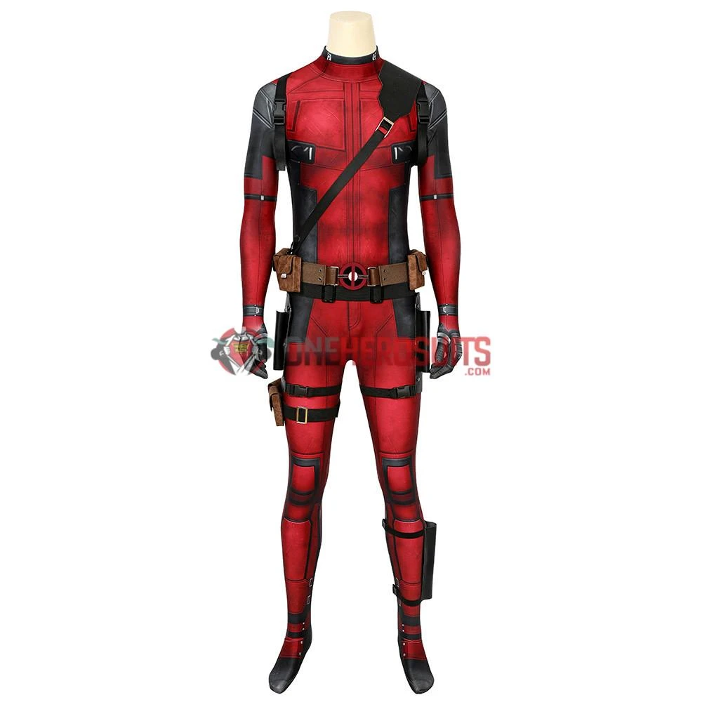 OneHeroSuits Deadpool Suit 3D Printed Spandex Deadpool Red Cosplay Costume Expert-level Cosplay Bodysuit & Zentai 35 OneHeroSuits Deadpool Suit 3D Printed Spandex Deadpool Red Cosplay Costume Expert-level Cosplay Bodysuit & Zentai