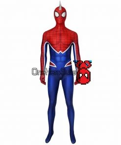 OneHeroSuits Spider-Punk Cosplay Suit Punk Spider-man Cosplay Costume Ver.2