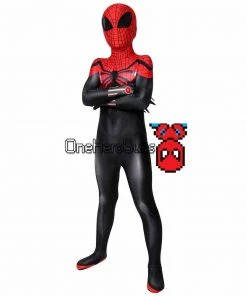 OneHeroSuits Zentai/Jumpsuit Christmas Gifts For Kids Superior Spider-man Cosplay Costume Children Spandex Costume
