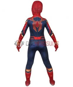 OneHeroSuits Kids Iron Spider-Man Suit Avengers SuperHero Cosplay Costumes For Children Zentai/Jumpsuit