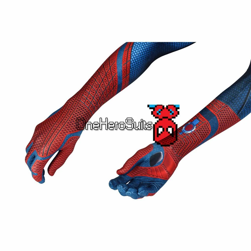 OneHeroSuits The Amazing Spider-Man Cosplay Costume Peter Parker HD Printed Zentai Zentai/Jumpsuit 13 OneHeroSuits The Amazing Spider-Man Cosplay Costume Peter Parker HD Printed Zentai Zentai/Jumpsuit