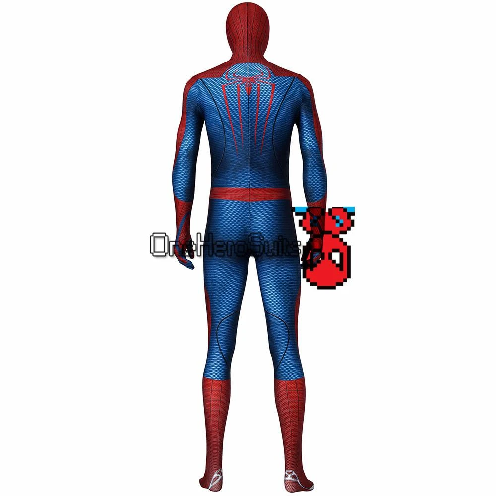 OneHeroSuits The Amazing Spider-Man Cosplay Costume Peter Parker HD Printed Zentai Zentai/Jumpsuit 5 OneHeroSuits The Amazing Spider-Man Cosplay Costume Peter Parker HD Printed Zentai Zentai/Jumpsuit