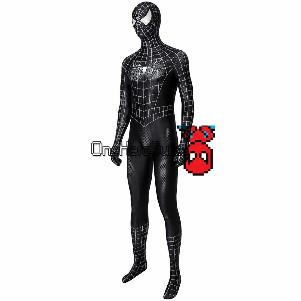 OneHeroSuits Venom Eddie Brock Cosplay Costume Black Spider-man Suit 3 OneHeroSuits Venom Eddie Brock Cosplay Costume Black Spider-man Suit