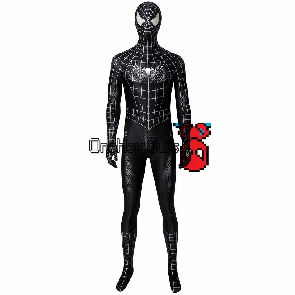 OneHeroSuits Venom Eddie Brock Cosplay Costume Black Spider-man Suit 2 OneHeroSuits Venom Eddie Brock Cosplay Costume Black Spider-man Suit