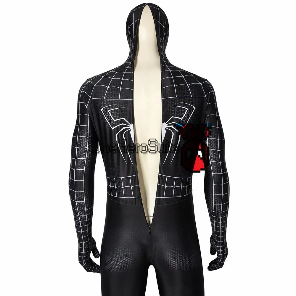 OneHeroSuits Venom Eddie Brock Cosplay Costume Black Spider-man Suit 11 OneHeroSuits Venom Eddie Brock Cosplay Costume Black Spider-man Suit