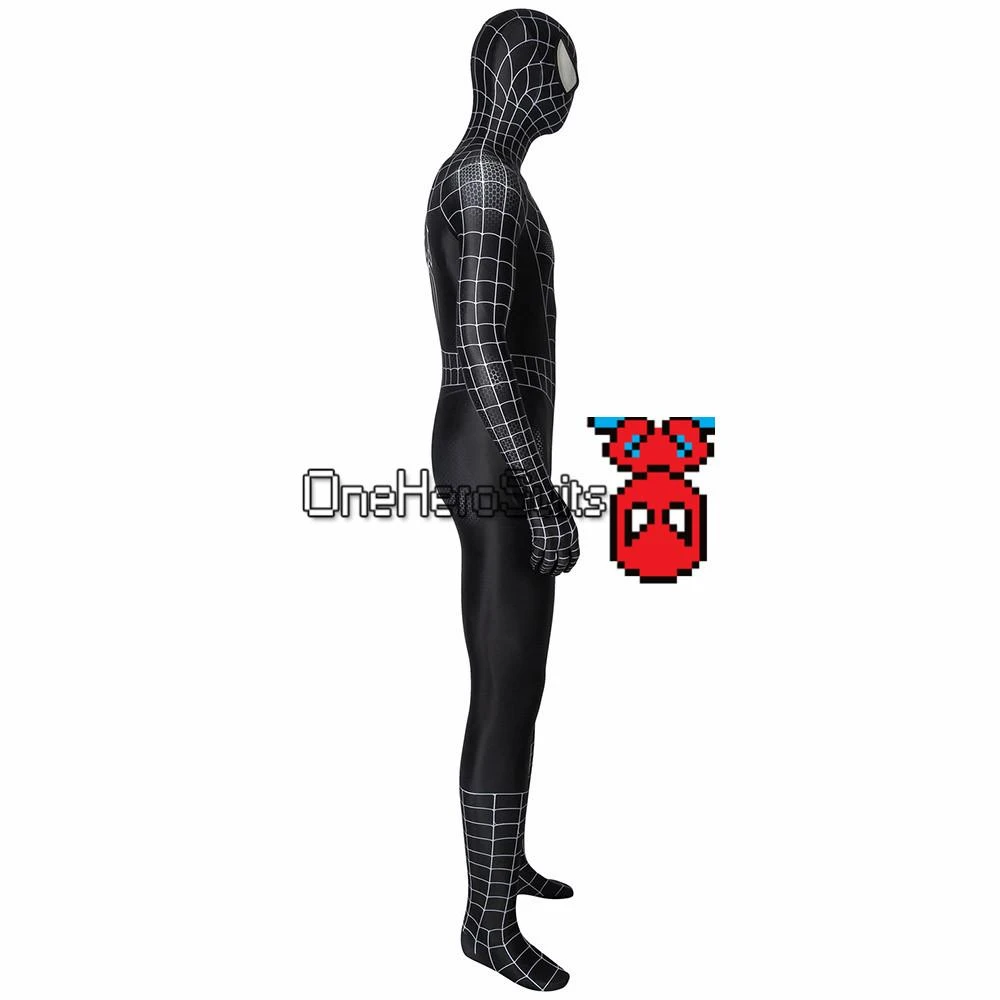 OneHeroSuits Venom Eddie Brock Cosplay Costume Black Spider-man Suit 4 OneHeroSuits Venom Eddie Brock Cosplay Costume Black Spider-man Suit