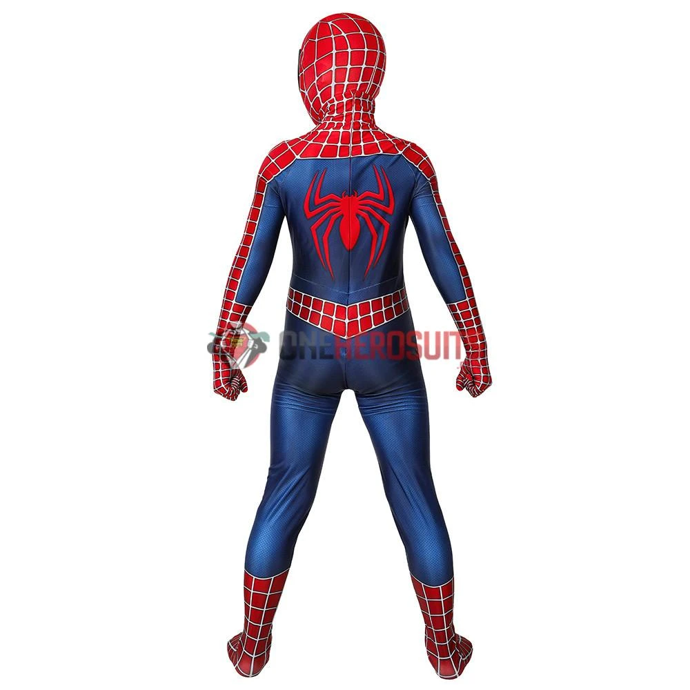 OneHeroSuits Kids Spider-man Cosplay Suit Classic Tobey Maguire Printed Edition Zentai/Jumpsuit 3 OneHeroSuits Kids Spider-man Cosplay Suit Classic Tobey Maguire Printed Edition Zentai/Jumpsuit