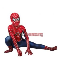 OneHeroSuits Kids Spider-man Cosplay Suit Classic Tobey Maguire Printed Edition Zentai/Jumpsuit 19 OneHeroSuits Kids Spider-man Cosplay Suit Classic Tobey Maguire Printed Edition Zentai/Jumpsuit