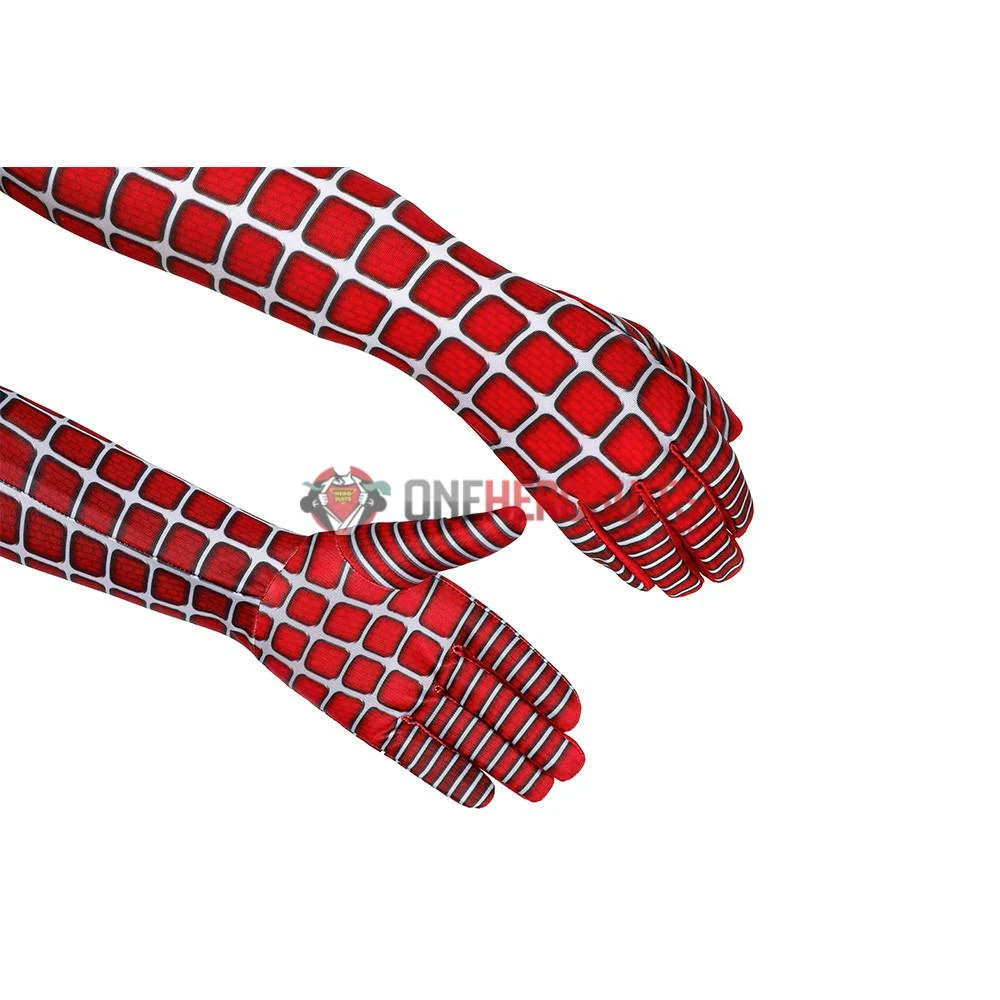 OneHeroSuits Kids Spider-man Cosplay Suit Classic Tobey Maguire Printed Edition Zentai/Jumpsuit 9 OneHeroSuits Kids Spider-man Cosplay Suit Classic Tobey Maguire Printed Edition Zentai/Jumpsuit