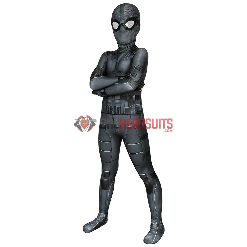 OneHeroSuits Zentai/Jumpsuit Spider-man Stealth Suit For Kids Night Monkey Children Halloween Printed Costume 5 OneHeroSuits Zentai/Jumpsuit Spider-man Stealth Suit For Kids Night Monkey Children Halloween Printed Costume