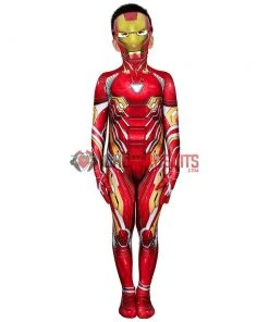 OneHeroSuits Kids Iron-man Spandex Cosplay Suit Ideas For Children Halloween Cosplay
