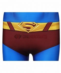OneHeroSuits Christmas Gifts For Kids Superman Cosplay Costume Crisis On Infinite Earths Suit With Cloak Kids Cosplay