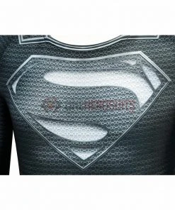 OneHeroSuits Christmas Gifts For Kids Superman Black Cosplay Suit With Cloak Kids Cosplay