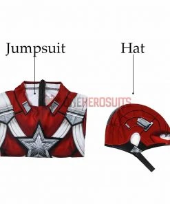 1herosuits Costumes 2020 Red Guardian Spandex Cosplay Costume
