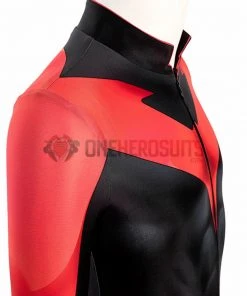 OneHeroSuits Gifts For Kids Nightwing Cosplay Suit Children Teen Titans Cosplay Red Bodysuit Kids Cosplay