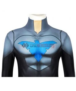 OneHeroSuits Kids Nightwing Cosplay Suit Comic Edition Creative Gifts For Children Expert-level Cosplay Bodysuit & Zentai 30 OneHeroSuits Kids Nightwing Cosplay Suit Comic Edition Creative Gifts For Children Expert-level Cosplay Bodysuit & Zentai