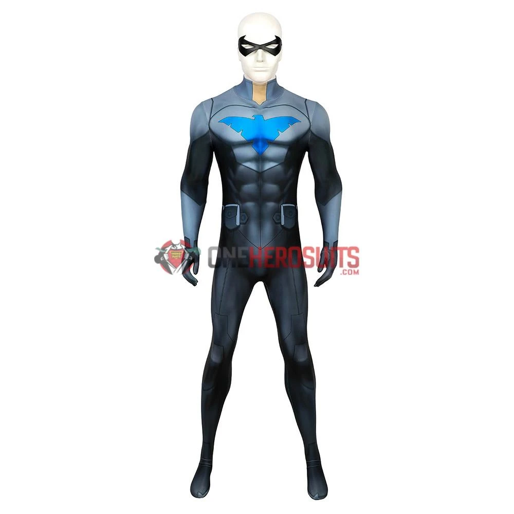 OneHeroSuits Nightwing Son Of Batman Cosplay Costumes 2 OneHeroSuits Nightwing Son Of Batman Cosplay Costumes