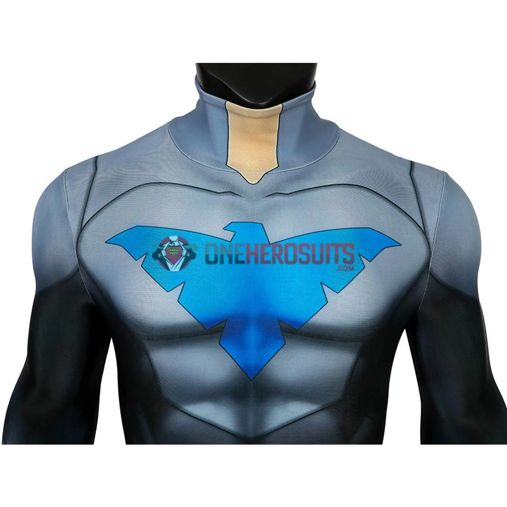 OneHeroSuits Nightwing Son Of Batman Cosplay Costumes 7 OneHeroSuits Nightwing Son Of Batman Cosplay Costumes