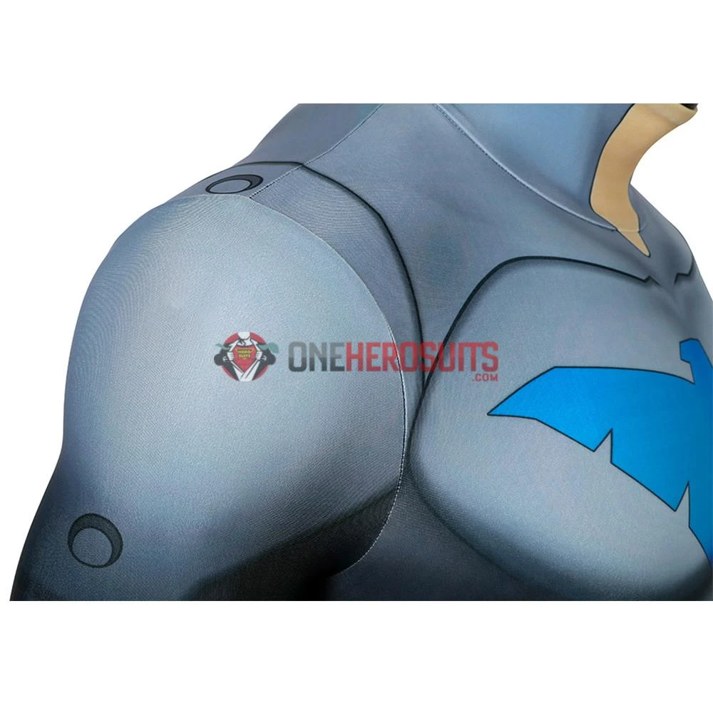 OneHeroSuits Nightwing Son Of Batman Cosplay Costumes 8 OneHeroSuits Nightwing Son Of Batman Cosplay Costumes
