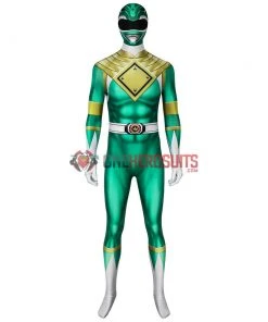 OneHeroSuits Expert-level Cosplay Bodysuit & Zentai Green Power Ranger Cosplay Suit Power Rangers Green Spandex Costume