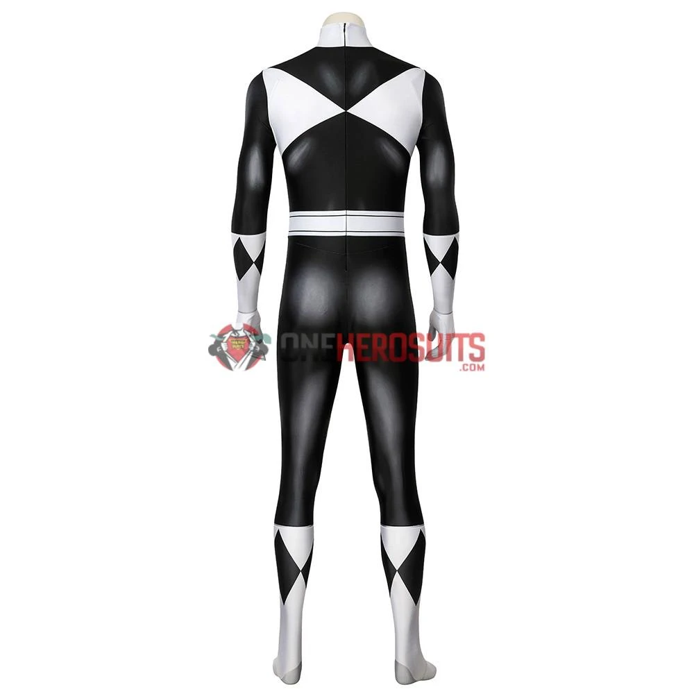 OneHeroSuits Black Power Rangers Suit Power Ranger Black Spandex Cosplay Costume 13 OneHeroSuits Black Power Rangers Suit Power Ranger Black Spandex Cosplay Costume