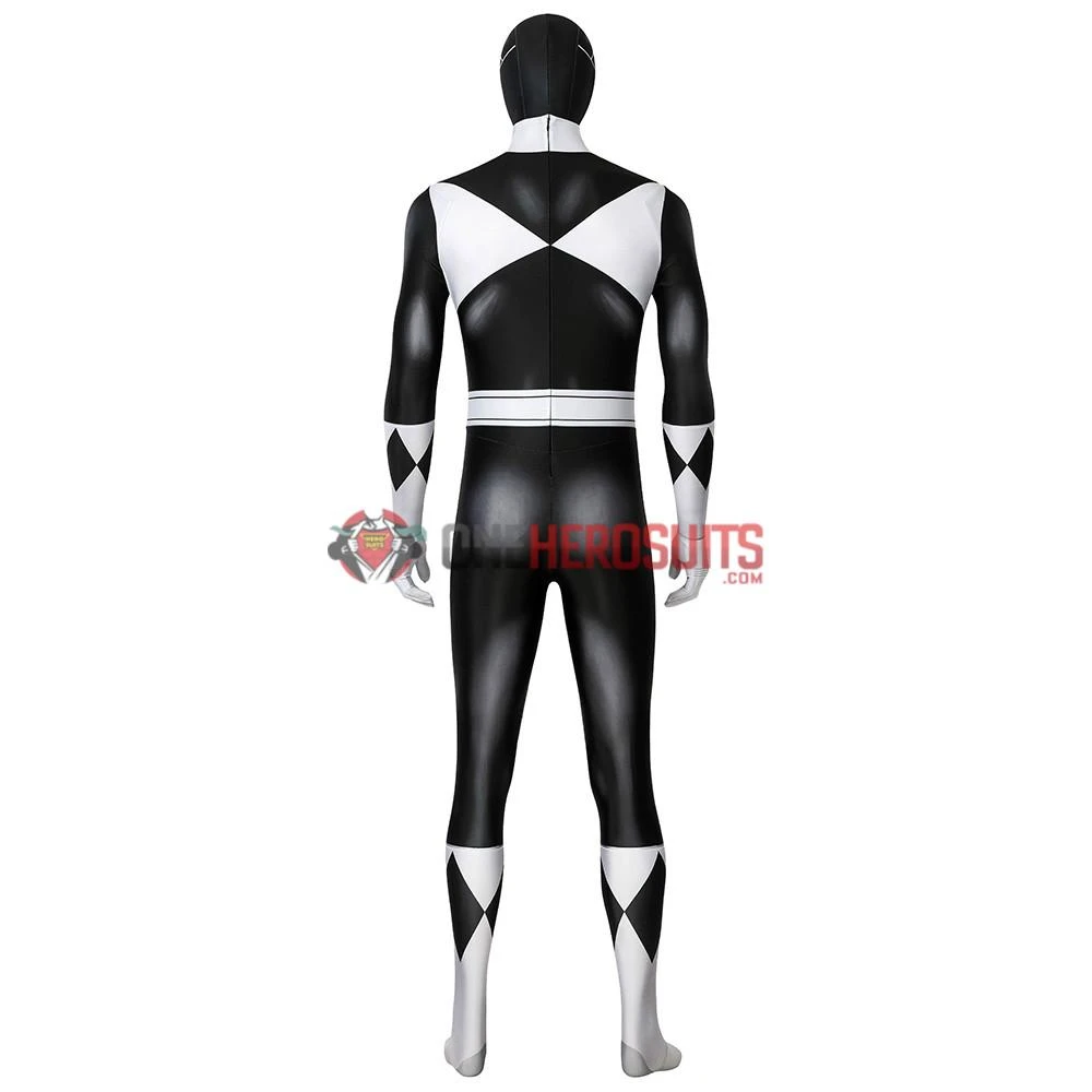 OneHeroSuits Black Power Rangers Suit Power Ranger Black Spandex Cosplay Costume 17 OneHeroSuits Black Power Rangers Suit Power Ranger Black Spandex Cosplay Costume
