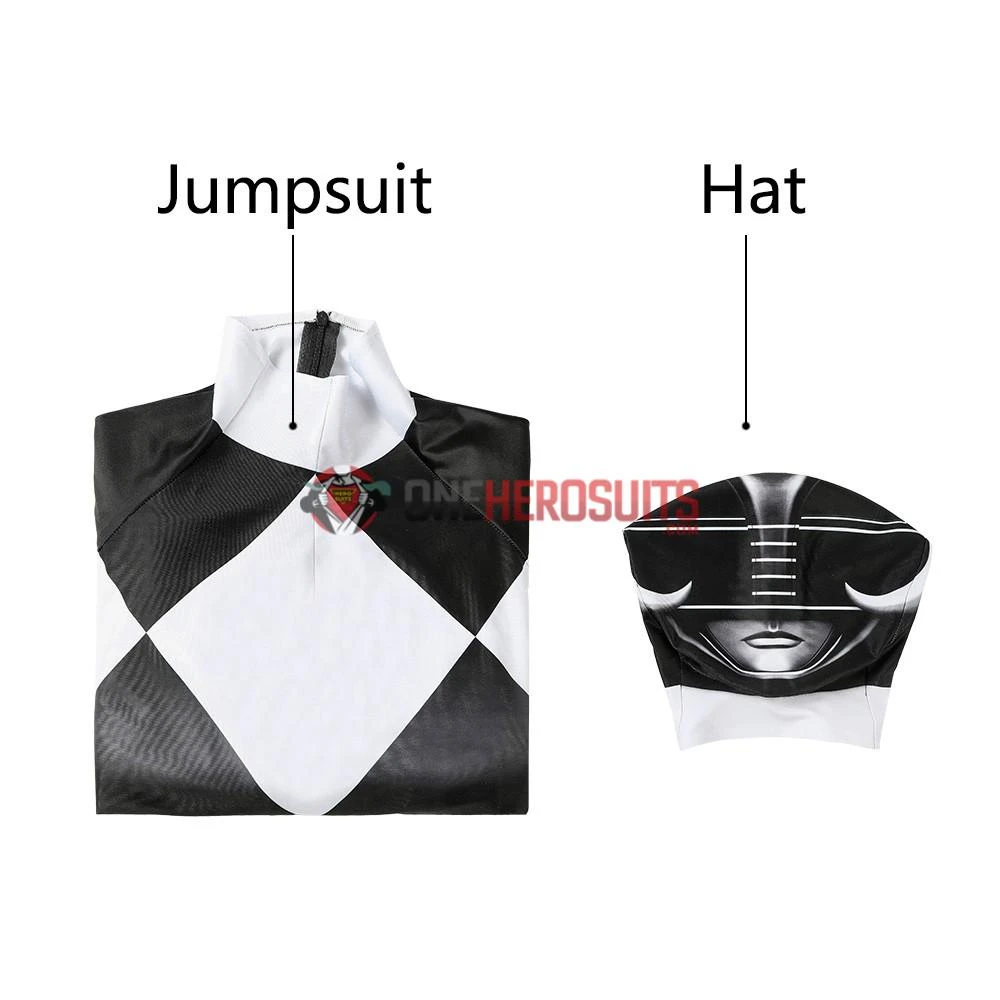 OneHeroSuits Black Power Rangers Suit Power Ranger Black Spandex Cosplay Costume 3 OneHeroSuits Black Power Rangers Suit Power Ranger Black Spandex Cosplay Costume