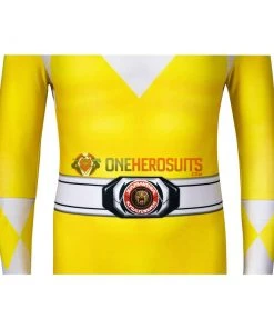 OneHeroSuits Expert-level Cosplay Bodysuit & Zentai Kids Yellow Power Ranger Cosplay Suit Gifts For Children