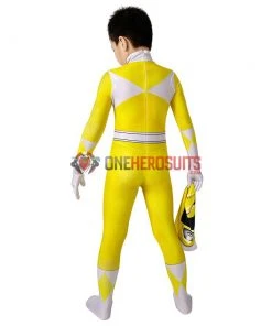 OneHeroSuits Expert-level Cosplay Bodysuit & Zentai Kids Yellow Power Ranger Cosplay Suit Gifts For Children
