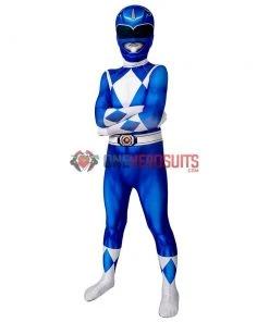 OneHeroSuits Kids Blue Power Ranger Cosplay Suit Gifts For Children Expert-level Cosplay Bodysuit & Zentai