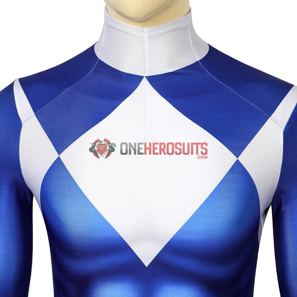 OneHeroSuits Expert-level Cosplay Bodysuit & Zentai Blue Power Ranger Cosplay Suit Spandex Power Rangers Costumes Lightweight 14 OneHeroSuits Expert-level Cosplay Bodysuit & Zentai Blue Power Ranger Cosplay Suit Spandex Power Rangers Costumes Lightweight