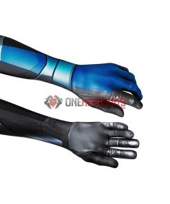 OneHeroSuits Titans Nightwing Cosplay Costume Detail Printed Spandex Suit Expert-level Cosplay Bodysuit & Zentai