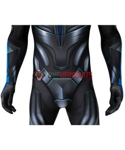OneHeroSuits Titans Nightwing Cosplay Costume Detail Printed Spandex Suit Expert-level Cosplay Bodysuit & Zentai