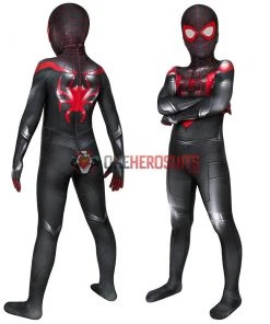 OneHeroSuits Kids Spider-man Miles Morales PS5 Cosplay Suit 28 OneHeroSuits Kids Spider-man Miles Morales PS5 Cosplay Suit