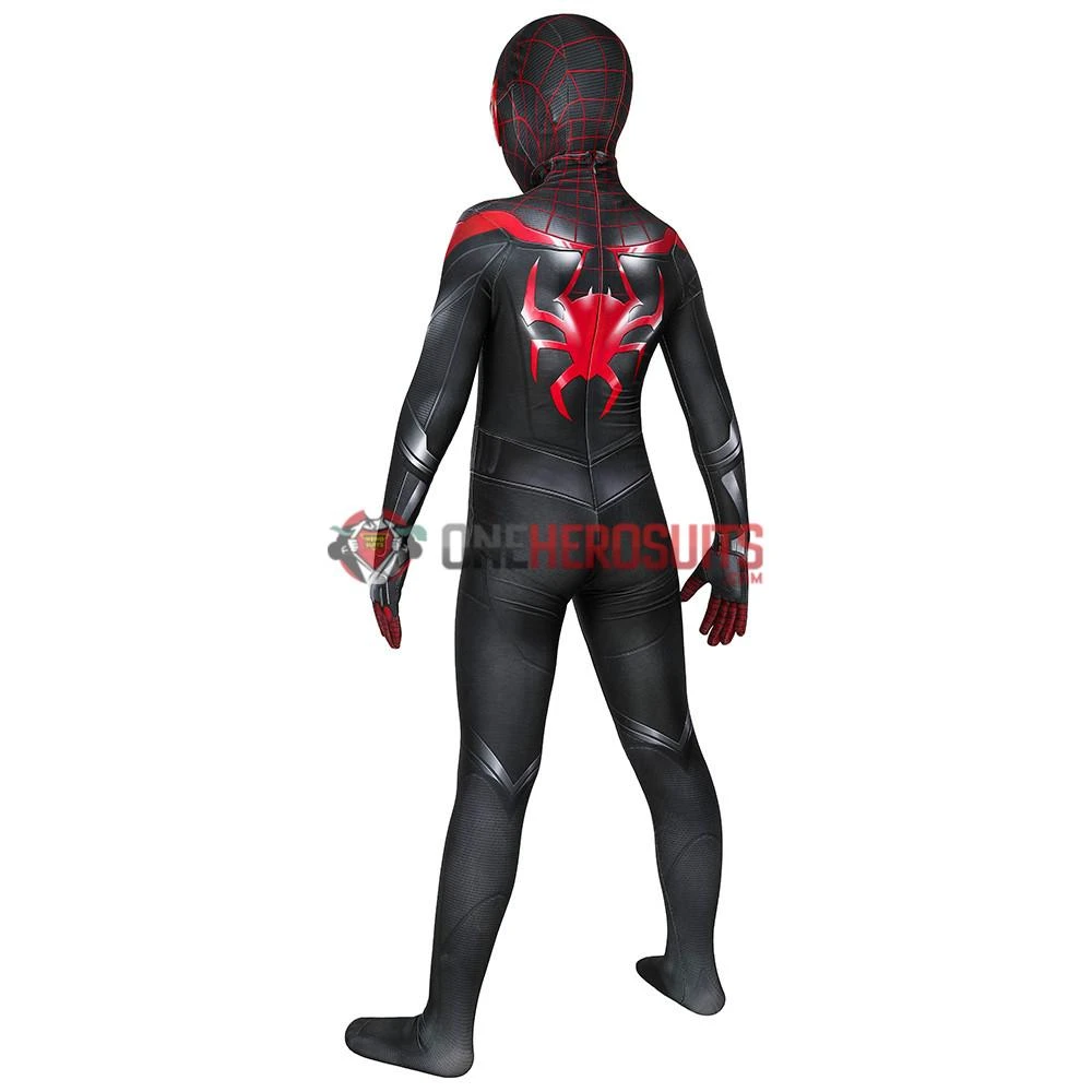 OneHeroSuits Kids Spider-man Miles Morales PS5 Cosplay Suit 5 OneHeroSuits Kids Spider-man Miles Morales PS5 Cosplay Suit