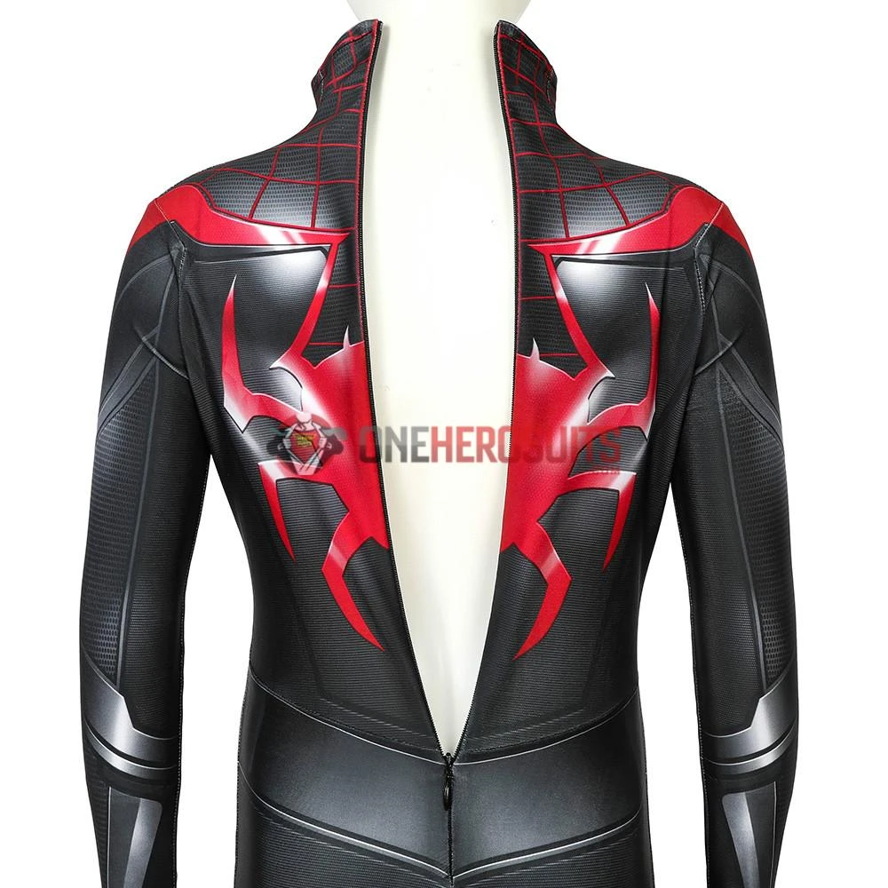 OneHeroSuits Kids Spider-man Miles Morales PS5 Cosplay Suit 8 OneHeroSuits Kids Spider-man Miles Morales PS5 Cosplay Suit