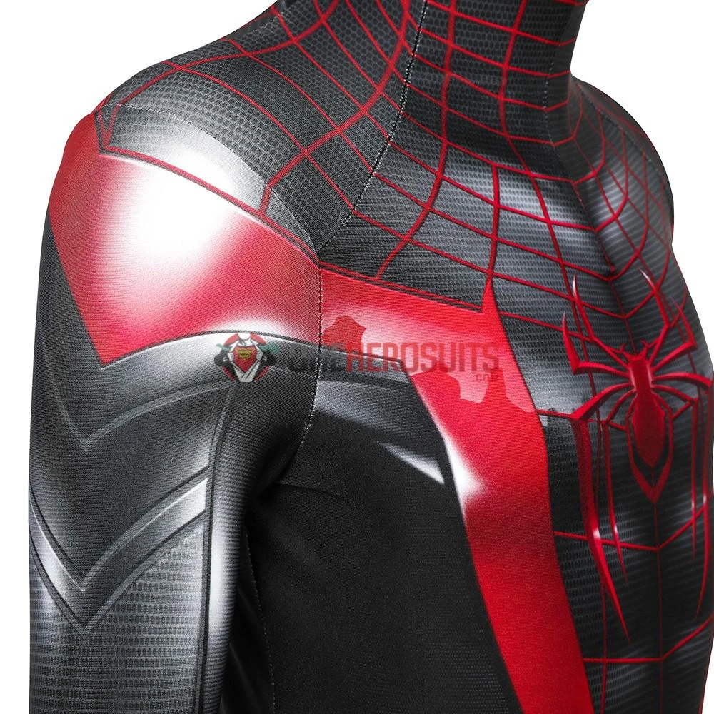 OneHeroSuits Kids Spider-man Miles Morales PS5 Cosplay Suit 10 OneHeroSuits Kids Spider-man Miles Morales PS5 Cosplay Suit