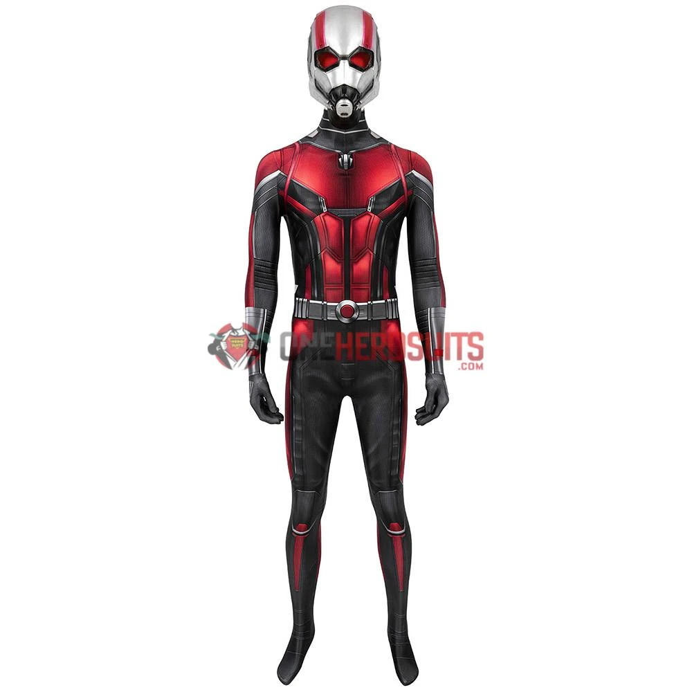 OneHeroSuits Spandex Ant-Man Cosplay Suit Detail Printed Edition Expert-level Cosplay Bodysuit & Zentai 2 OneHeroSuits Spandex Ant-Man Cosplay Suit Detail Printed Edition Expert-level Cosplay Bodysuit & Zentai