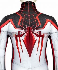 OneHeroSuits Gifts For Kids Spider-man Cosplay Suit Children Miles Morales TRACK Cosplay Bodysuit