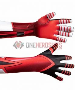 OneHeroSuits Gifts For Kids Spider-man Cosplay Suit Children Miles Morales TRACK Cosplay Bodysuit