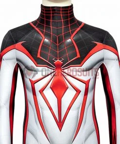 OneHeroSuits Gifts For Kids Spider-man Cosplay Suit Children Miles Morales TRACK Cosplay Bodysuit