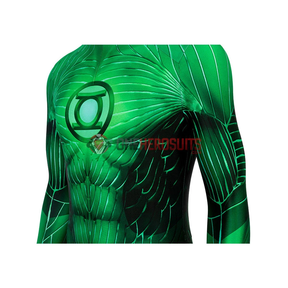 OneHeroSuits Expert-level Cosplay Bodysuit & Zentai Green Lantern Hal Jordan Cosplay Costume Detail Printed Suit 16 OneHeroSuits Expert-level Cosplay Bodysuit & Zentai Green Lantern Hal Jordan Cosplay Costume Detail Printed Suit
