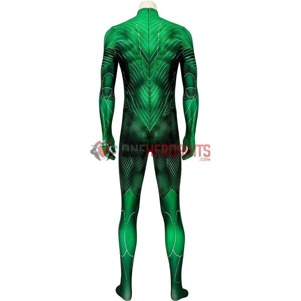 OneHeroSuits Expert-level Cosplay Bodysuit & Zentai Green Lantern Hal Jordan Cosplay Costume Detail Printed Suit 3 OneHeroSuits Expert-level Cosplay Bodysuit & Zentai Green Lantern Hal Jordan Cosplay Costume Detail Printed Suit