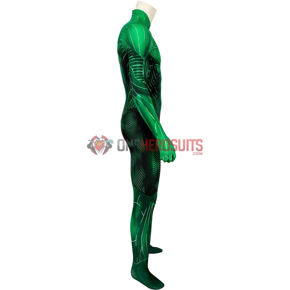 OneHeroSuits Expert-level Cosplay Bodysuit & Zentai Green Lantern Hal Jordan Cosplay Costume Detail Printed Suit 4 OneHeroSuits Expert-level Cosplay Bodysuit & Zentai Green Lantern Hal Jordan Cosplay Costume Detail Printed Suit