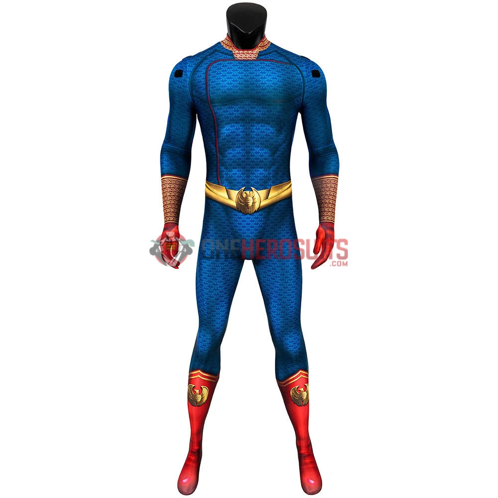 OneHeroSuits Expert-level Cosplay Bodysuit & Zentai The Boys Homelander Cosplay Costume Detail Printed Edition 13 OneHeroSuits Expert-level Cosplay Bodysuit & Zentai The Boys Homelander Cosplay Costume Detail Printed Edition