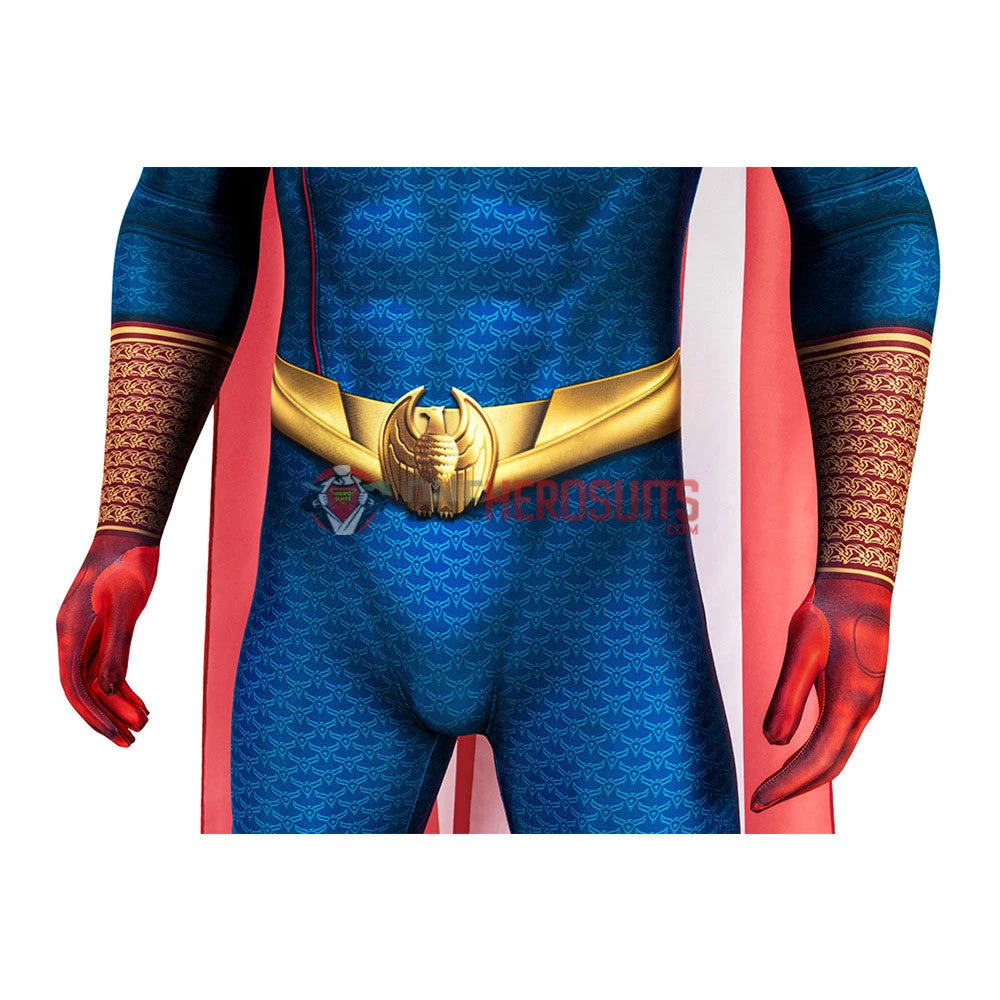 OneHeroSuits Expert-level Cosplay Bodysuit & Zentai The Boys Homelander Cosplay Costume Detail Printed Edition 15 OneHeroSuits Expert-level Cosplay Bodysuit & Zentai The Boys Homelander Cosplay Costume Detail Printed Edition