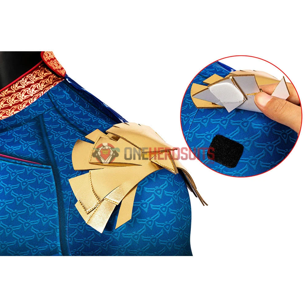 OneHeroSuits Expert-level Cosplay Bodysuit & Zentai The Boys Homelander Cosplay Costume Detail Printed Edition 17 OneHeroSuits Expert-level Cosplay Bodysuit & Zentai The Boys Homelander Cosplay Costume Detail Printed Edition