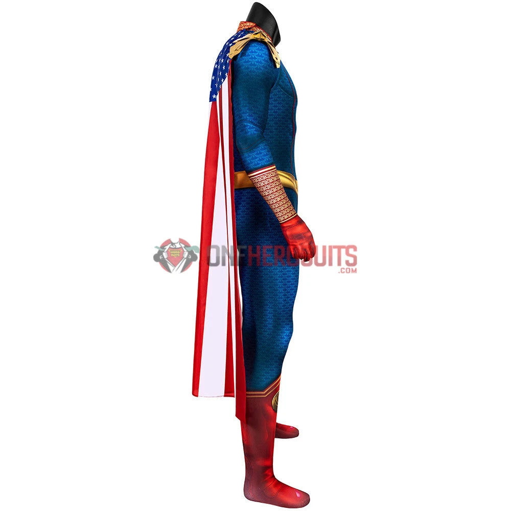 OneHeroSuits Expert-level Cosplay Bodysuit & Zentai The Boys Homelander Cosplay Costume Detail Printed Edition 4 OneHeroSuits Expert-level Cosplay Bodysuit & Zentai The Boys Homelander Cosplay Costume Detail Printed Edition