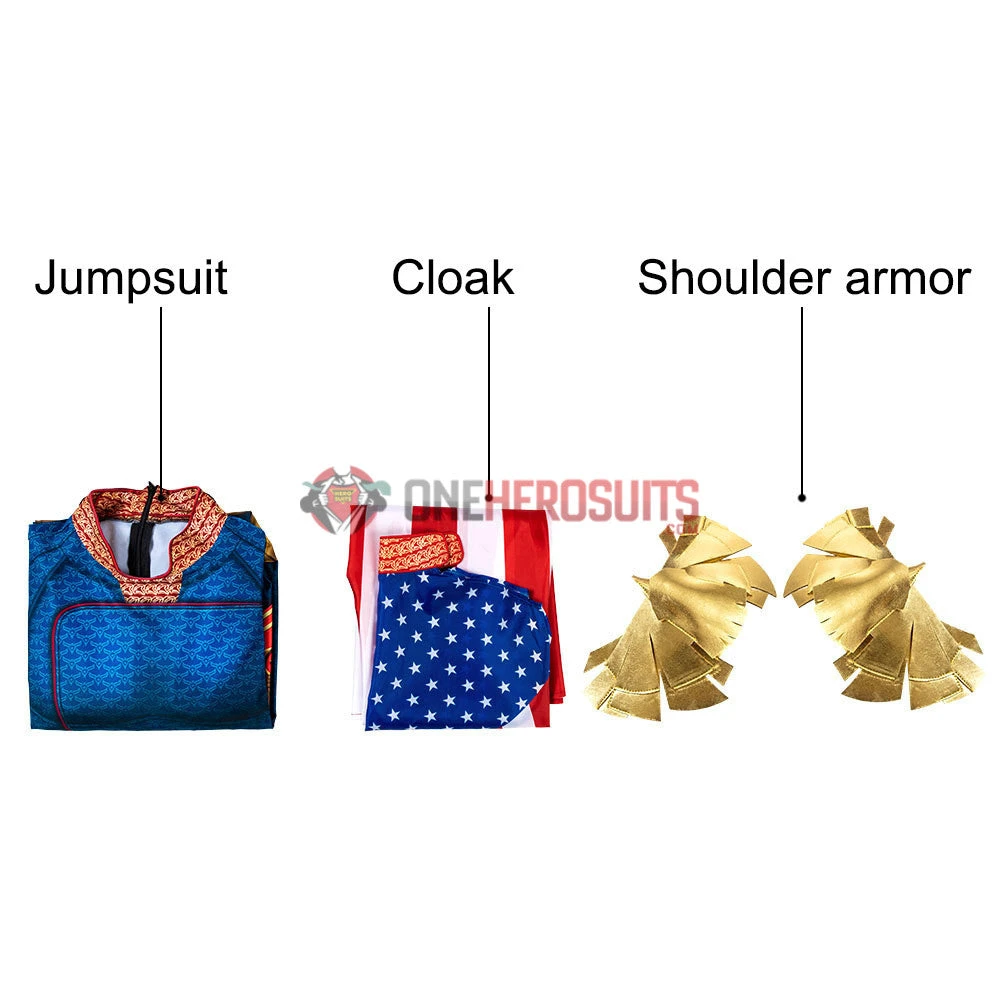 OneHeroSuits Expert-level Cosplay Bodysuit & Zentai The Boys Homelander Cosplay Costume Detail Printed Edition 6 OneHeroSuits Expert-level Cosplay Bodysuit & Zentai The Boys Homelander Cosplay Costume Detail Printed Edition